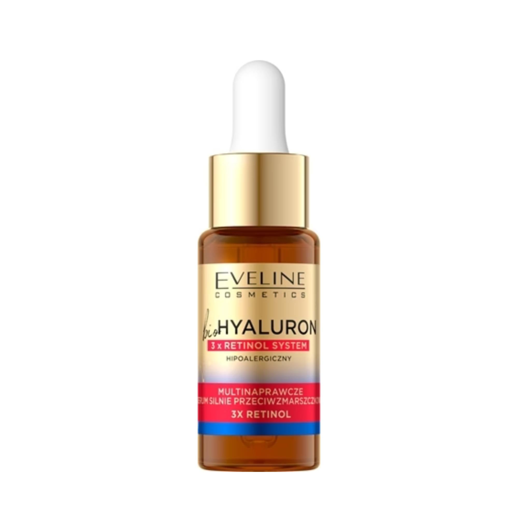 Eveline Cosmetics Bio Hyaluron 3X Retinol System Anti-Wrinkle Night Serum