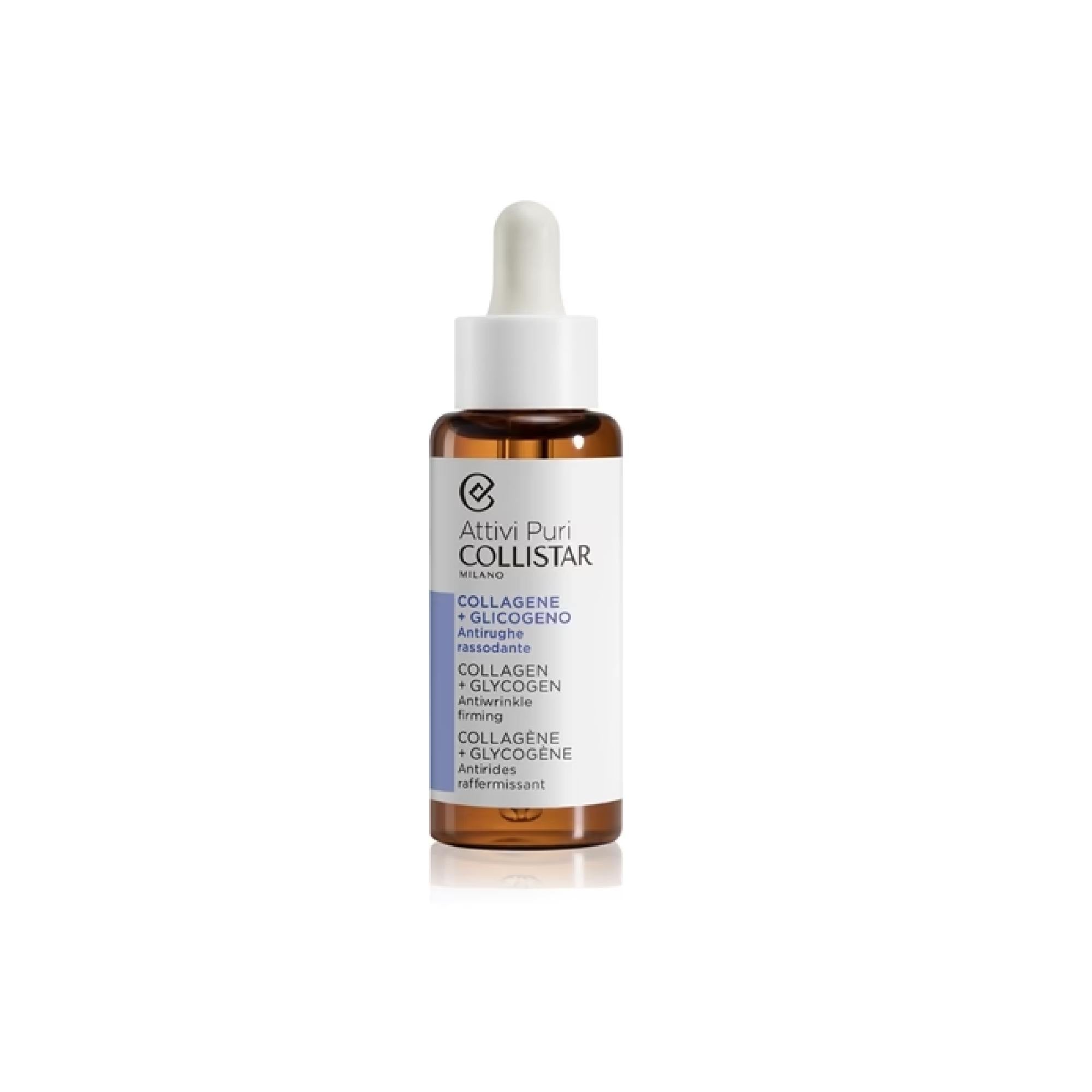 Collistar Attivi Puri Collagen+Glycogen Antiwrinkle Firming Anti-Ageing Serum With Collagen