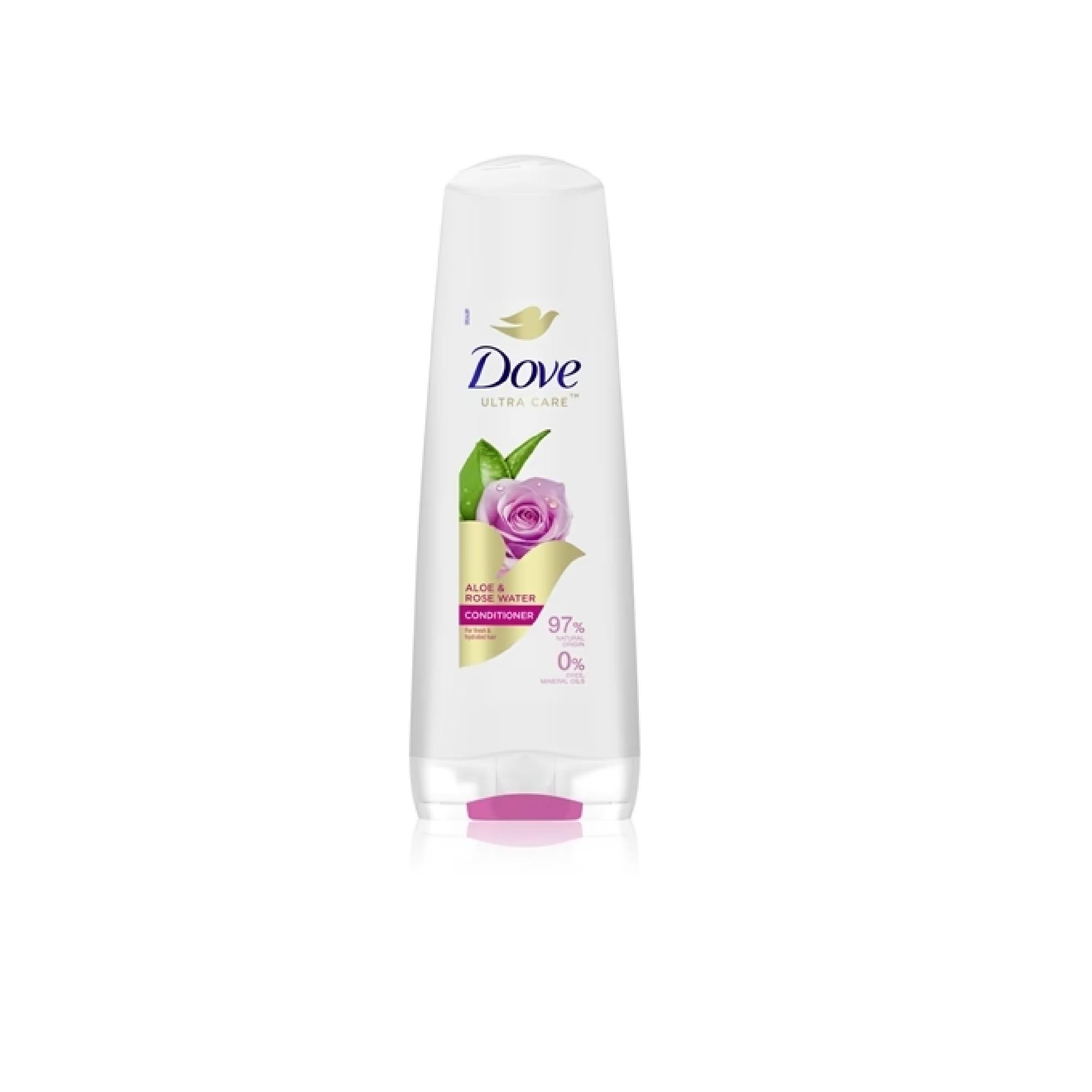 Dove Aloe & Rose Water Conditioner For Hydration And Shine
