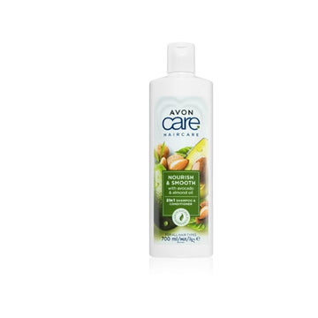 Avon Care Nourish & Smooth 2-In-1 Shampoo And Conditioner With Nourishing Effect