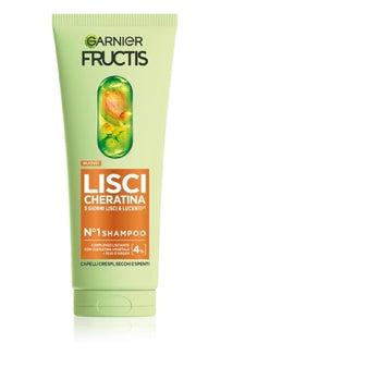 Garnier Fructis Lisci Cheratina Nourishing Shampoo For Shiny And Soft Hair