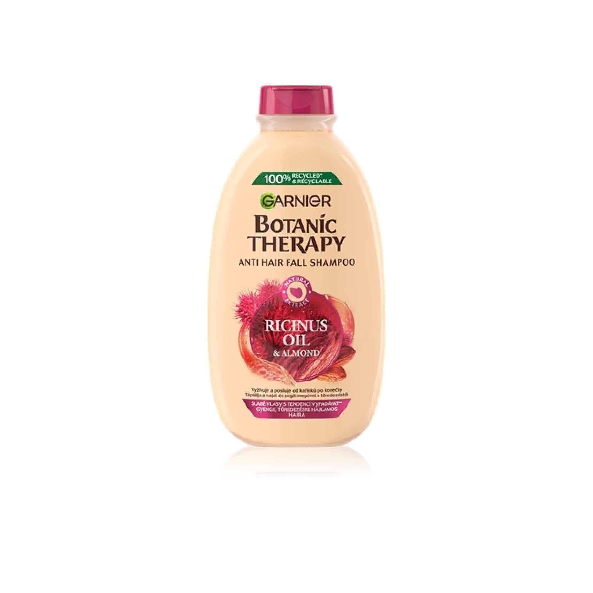 Garnier Botanic Therapy Ricinus Oil Fortifying Shampoo For Weak Hair Prone To Falling Out