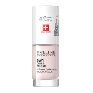 Eveline Cosmetics Nail Therapy Care & Colour Nail Conditioner 6-In-1