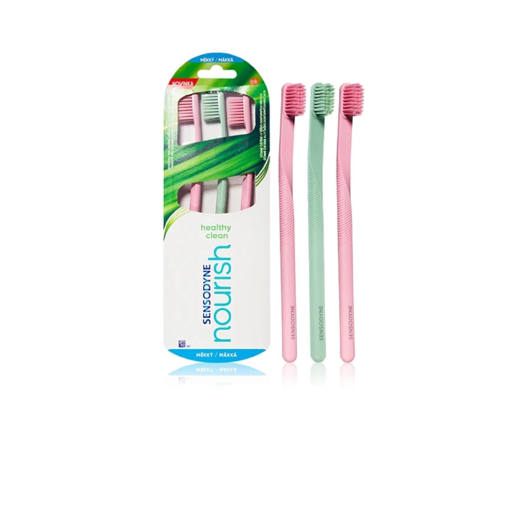 Sensodyne Nourish Healthy Clean Toothbrushes