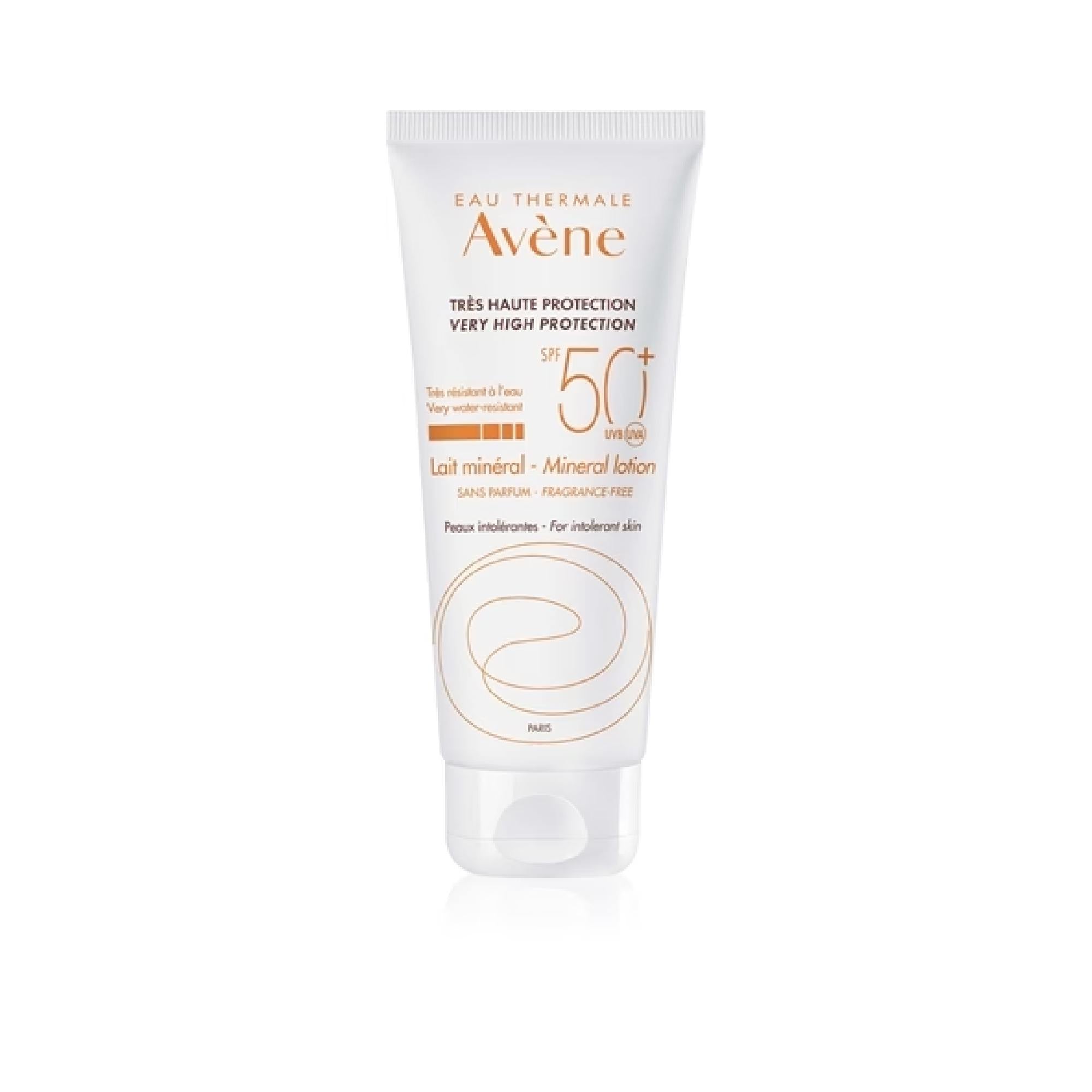 Avène Sun Mineral Lotion Protective Lotion Free Of Chemical Filters And Fragrance Spf 50+