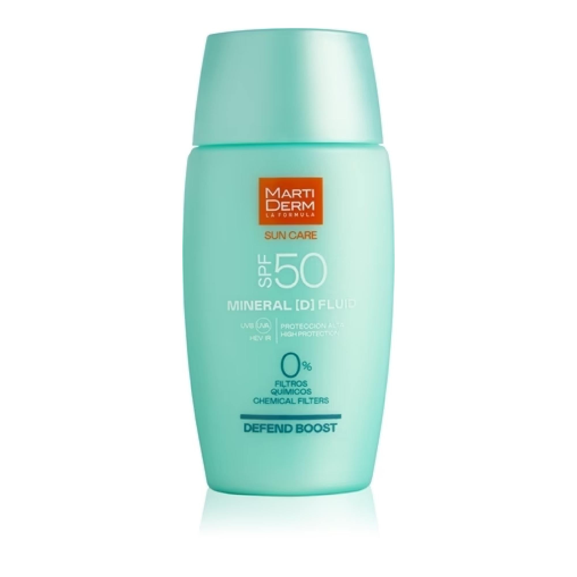 Martiderm Sun Care Mineral D Fluid Mineral Sunscreen For The Face Spf 50