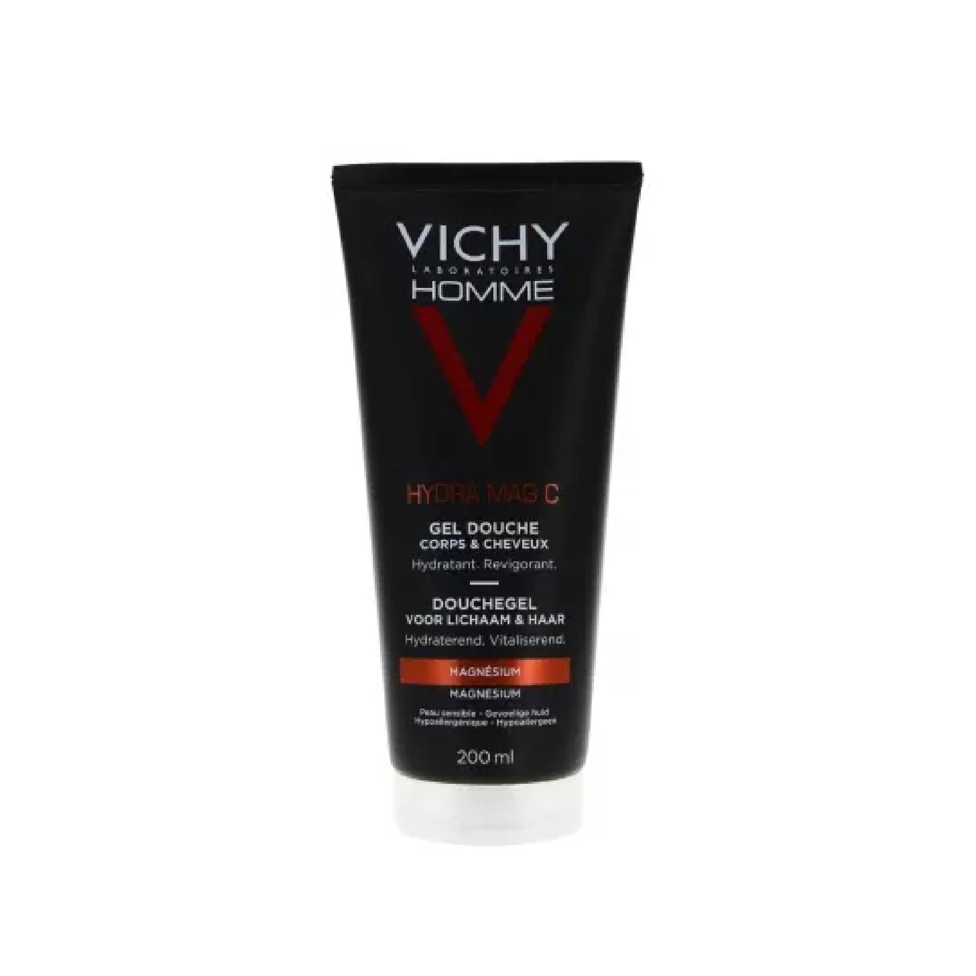 Vichy Homme Hydra Mag C Body & Hair Shower Gel 200Ml