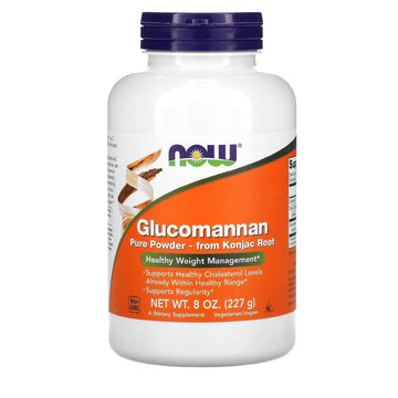 Now Foods Supplements, Glucomannan (Amorphophallus Konjac) Pure Powder, Supports Regularity*, Healthy Weight Management*, 8 Ounce (Pack Of 1)