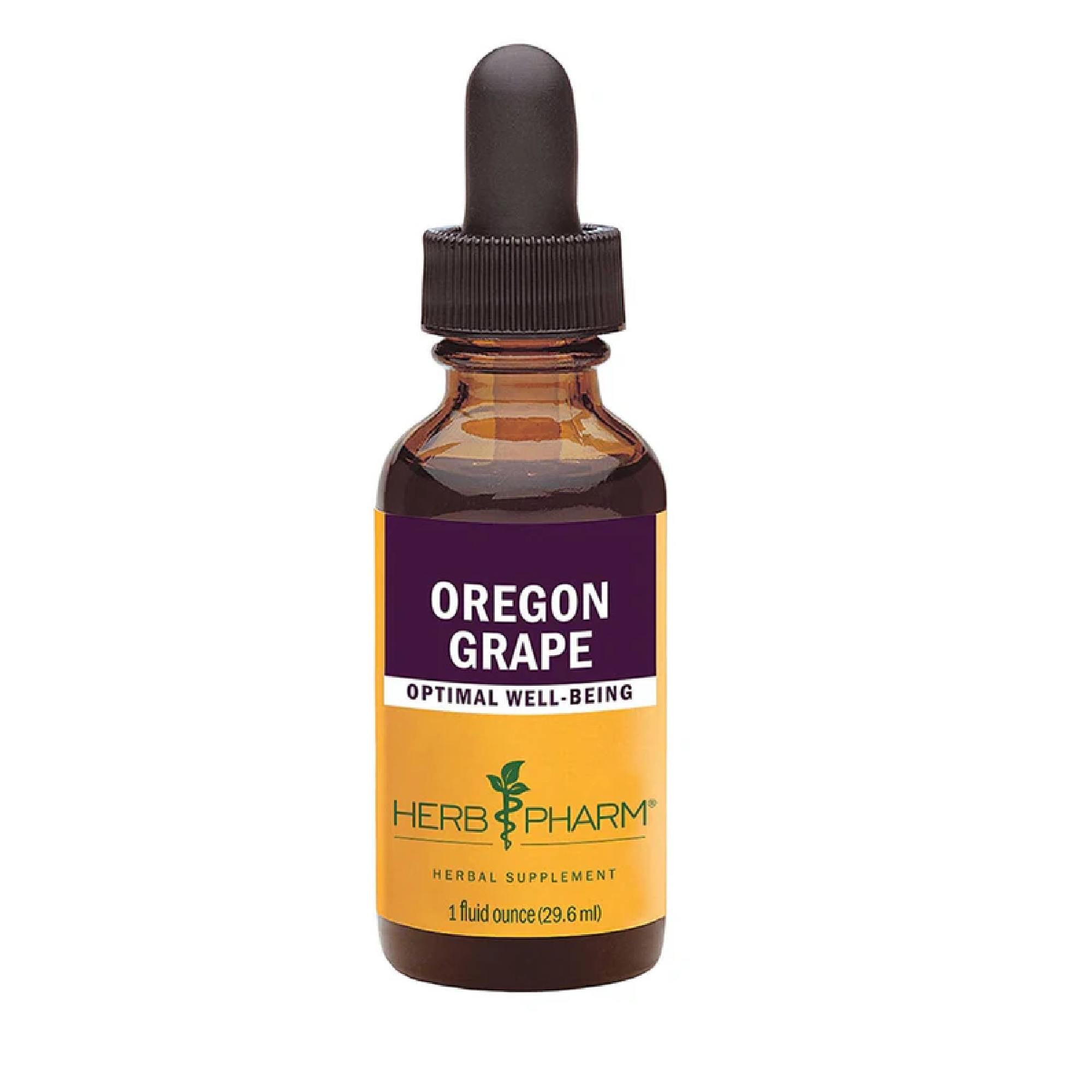 Herb Pharm Oregon Grape – Liquid Herbal Extract, 1 fl oz (Alcohol-Based)