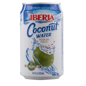 Iberia Coconut Water With Pulp, 10.5 Fl Oz (Pack Of 24)