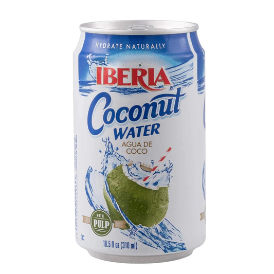 Iberia Coconut Water With Pulp, 10.5 Fl Oz (Pack Of 24)