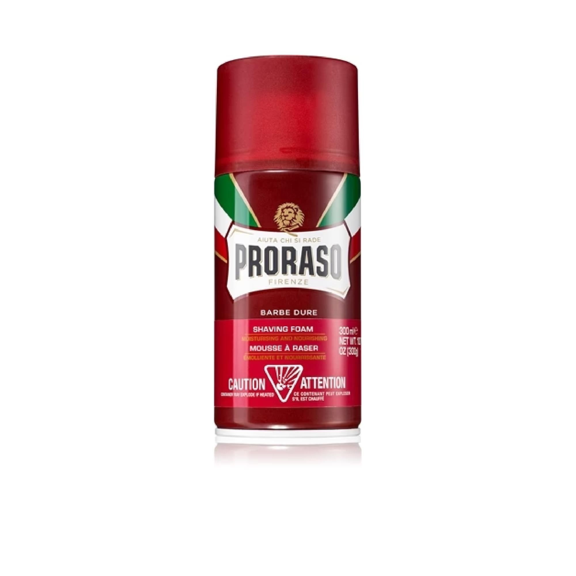 Proraso Red Shaving Foam With Nourishing Effect