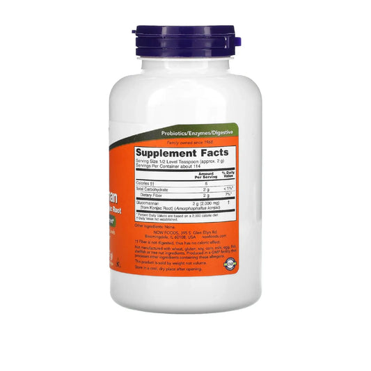 Now Foods Supplements, Glucomannan (Amorphophallus Konjac) Pure Powder, Supports Regularity*, Healthy Weight Management*, 8 Ounce (Pack Of 1)