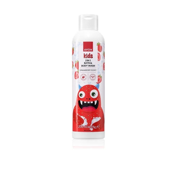 Avon Kids Strawberry Bath Product 2-In-1