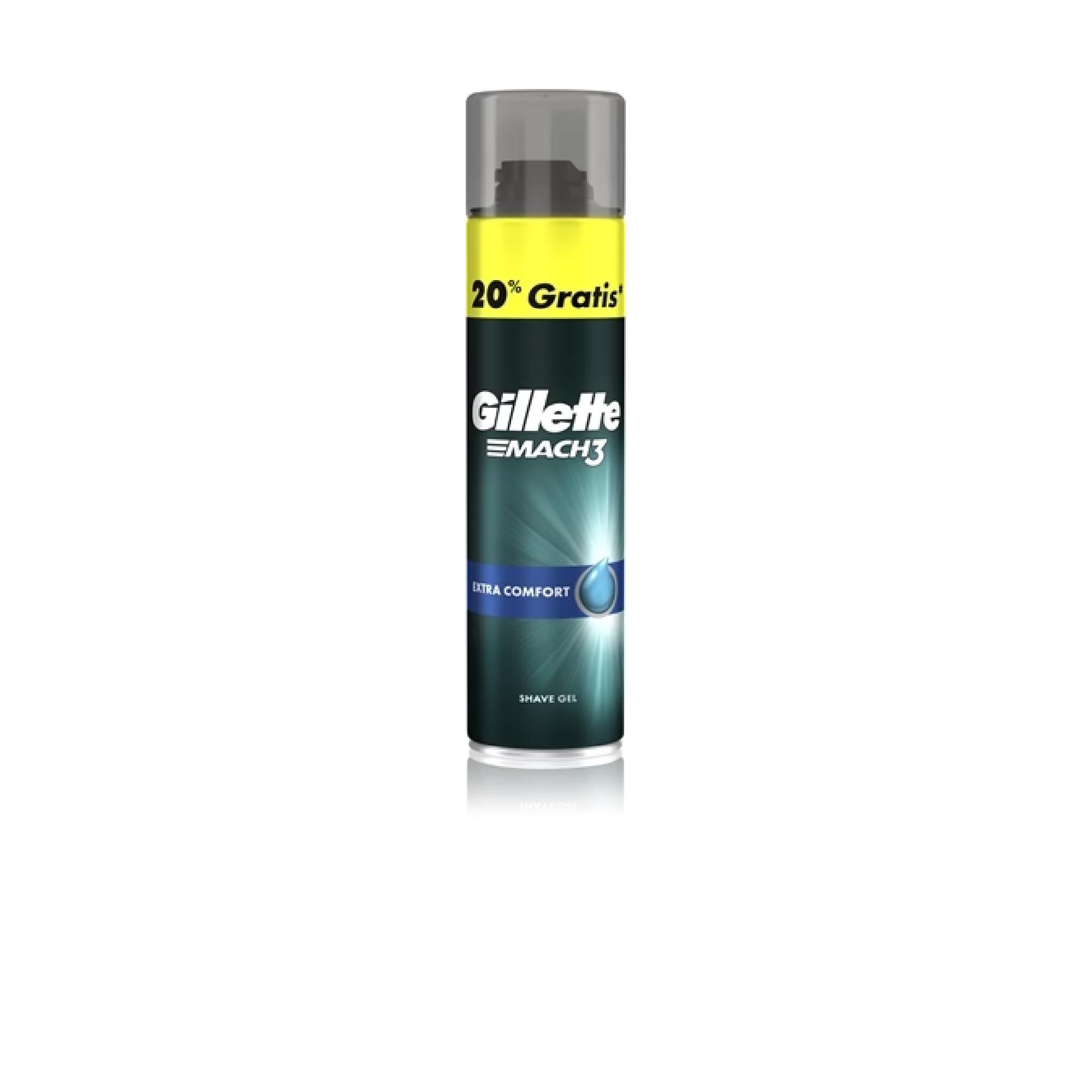 Gillette Mach3 Extra Comfort Shaving Gel For Men