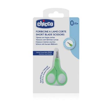 Chicco Short Blade Scissors Round Tip Baby Nail Scissors
