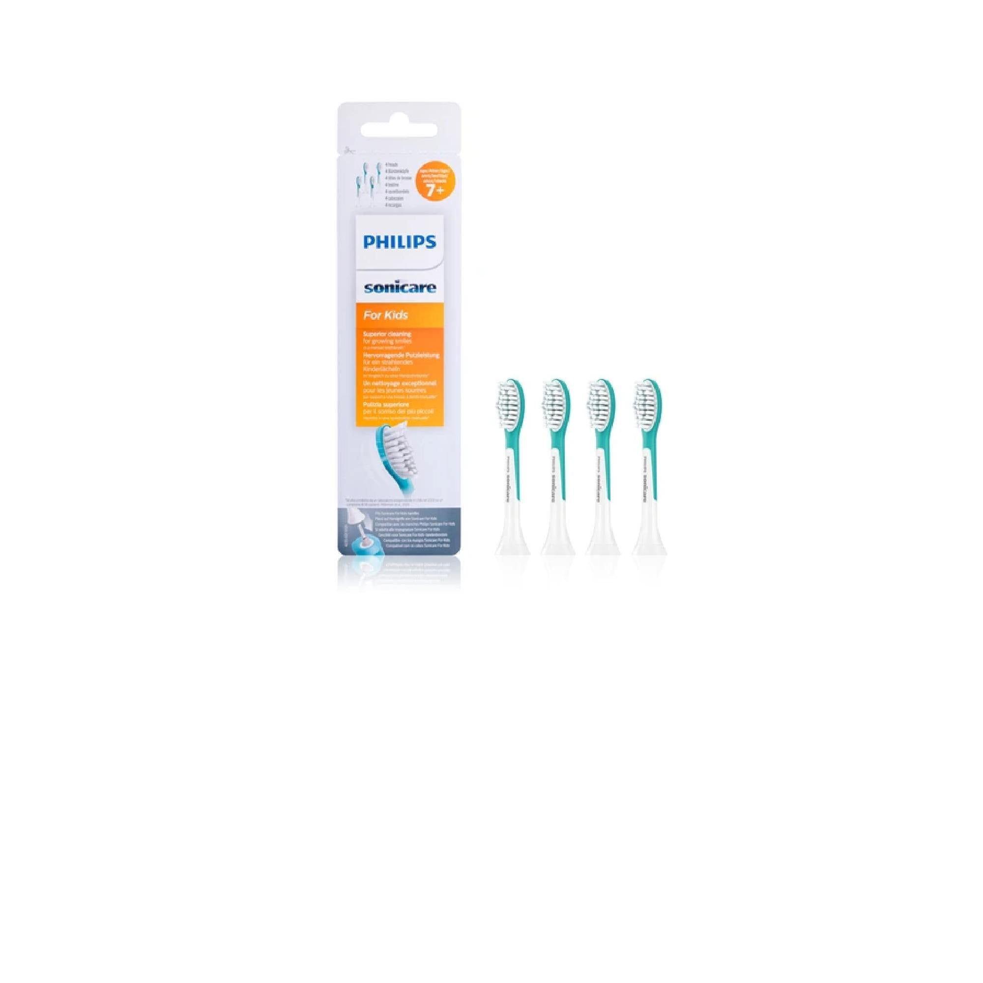 Philips Sonicare For Kids 7+ Standard Hx6044/33 Toothbrush Replacement Heads