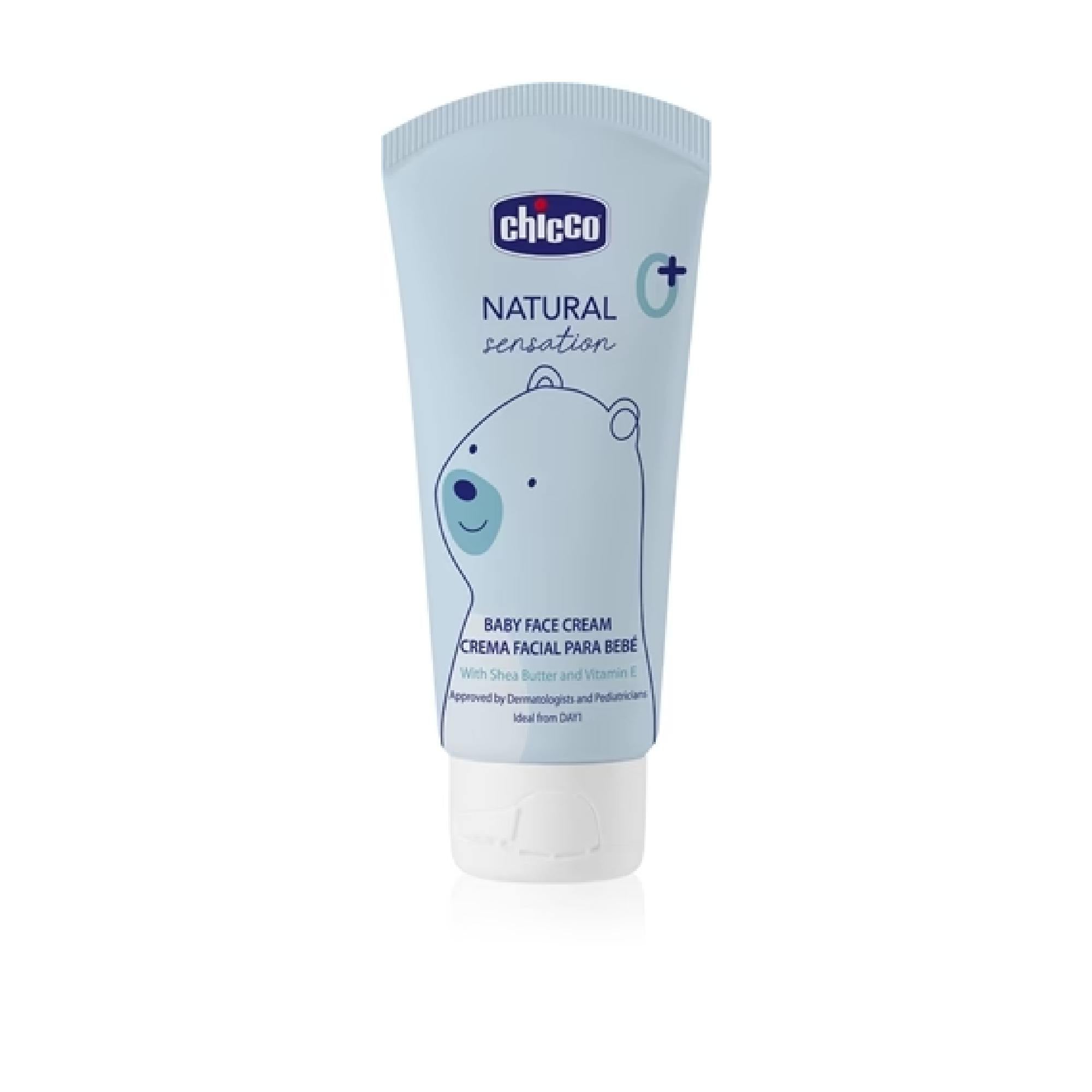 Chicco Natural Sensation Baby Face Cream For Children From Birth
