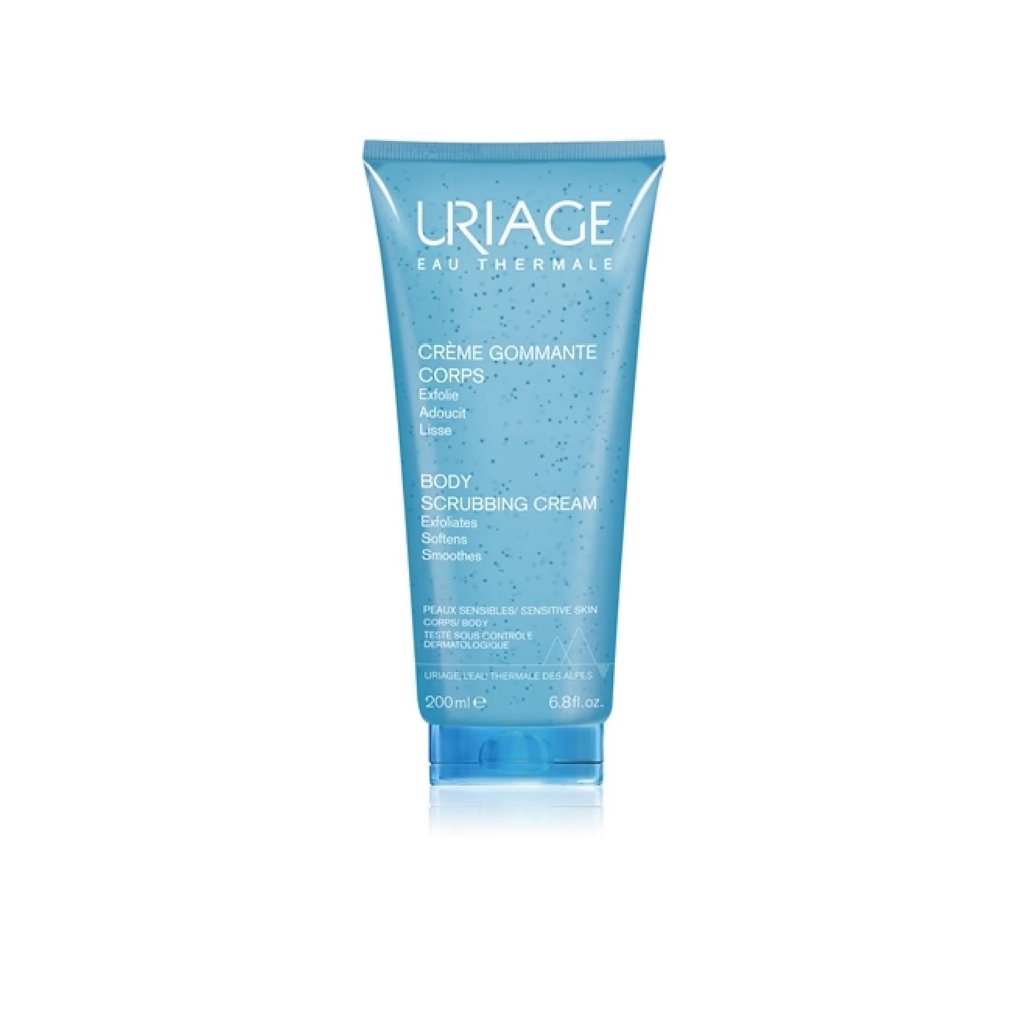 Uriage Hygiène Body Scrubbing Cream Body Exfoliating Cream For Sensitive Skin