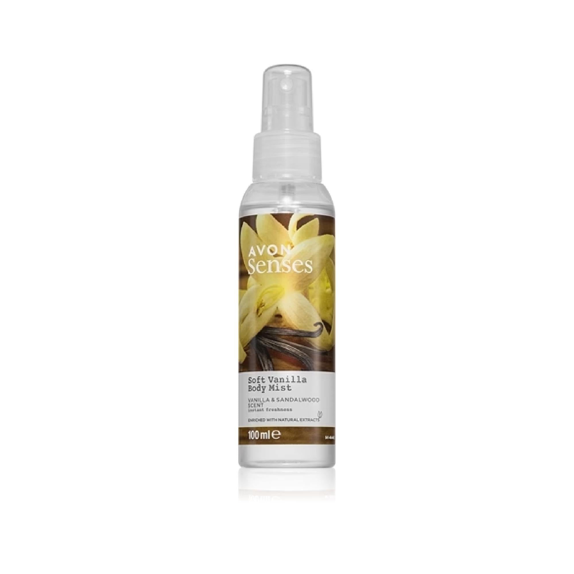 Avon Naturals Care Vanilla & Sandalwood Refreshing Body Spray With Vanilla And Sandalwood