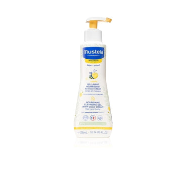Mustela Bébé Dry Skin Nourishing Cleansing Gel With Skin Barrier Cream For Children From Birth