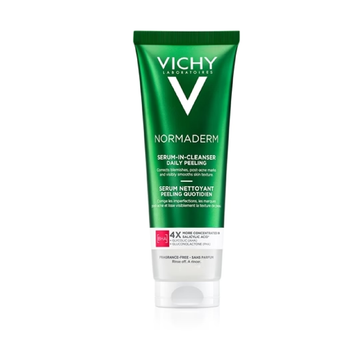 Vichy Normaderm Cleansing Exfoliating Face Cleanser With Salicylic Acid