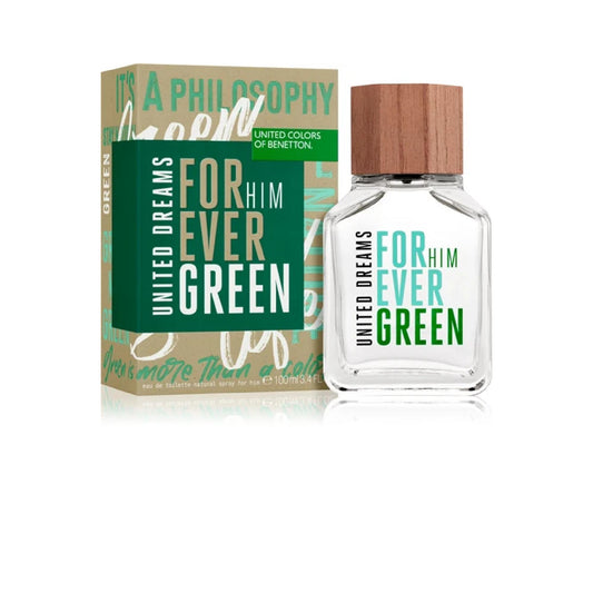Benetton United Dreams For Him Forever Green Eau De Toilette For Men