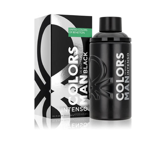 Benetton Colors De Benetton Man Black Intenso Eau De Toilette For Men