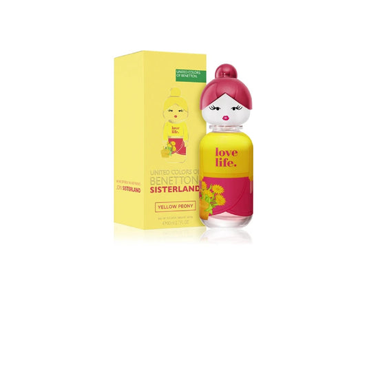 Benetton Sisterland Yellow Peony Eau De Toilette For Women