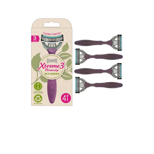 Wilkinson Sword Xtreme 3 Beauty Eco Green Disposable Shaver