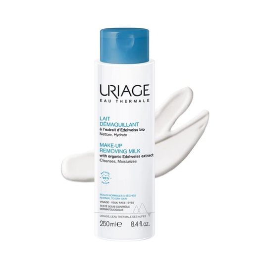 Uriage Eau Thermale Make-Up Removing Milk Gentle Makeup Removing Lotion For Face And Eyes