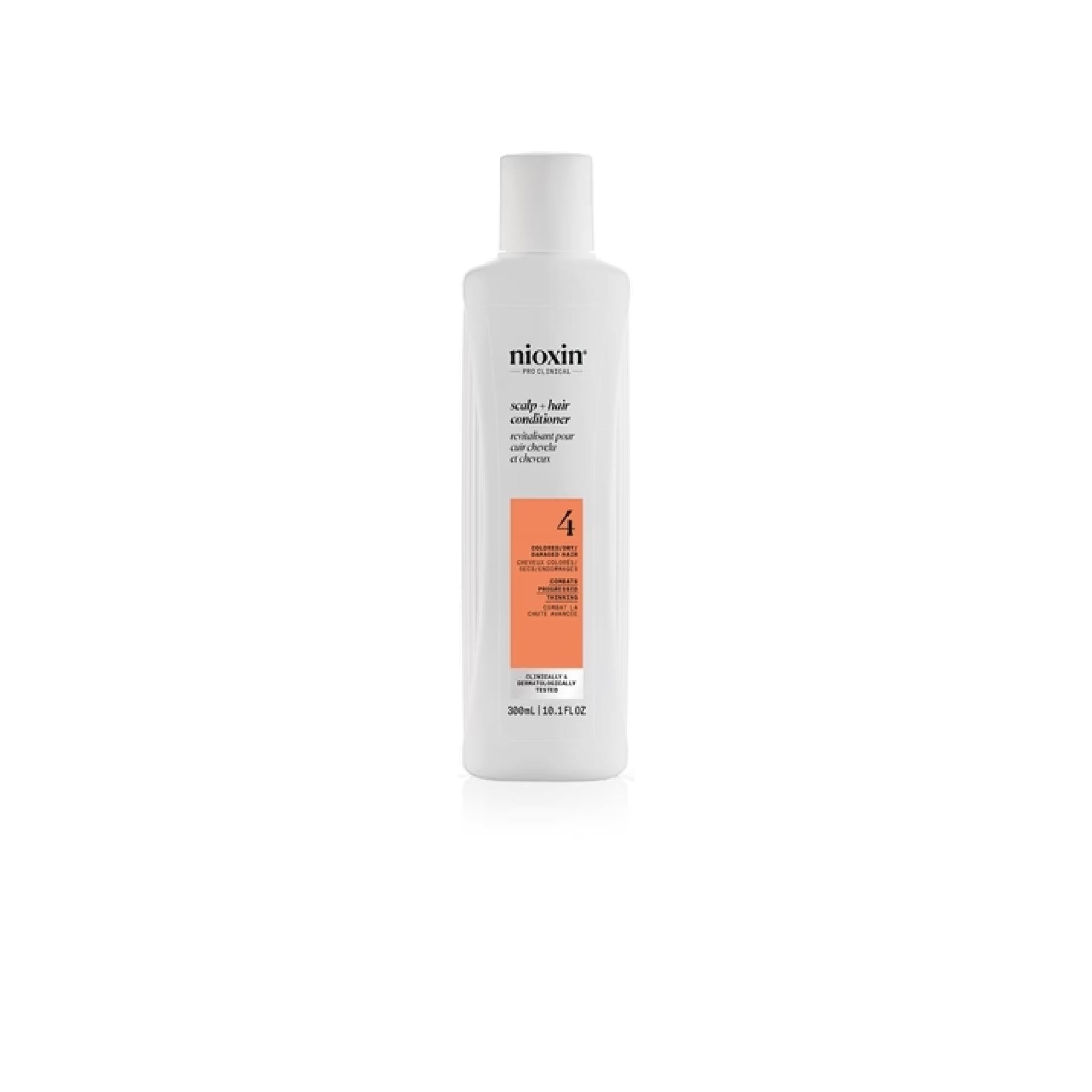 Nioxin System 4 Scalp + Hair Conditioner Moisturising And Nourishing Conditioner For Damaged And Colour-Treated Hair