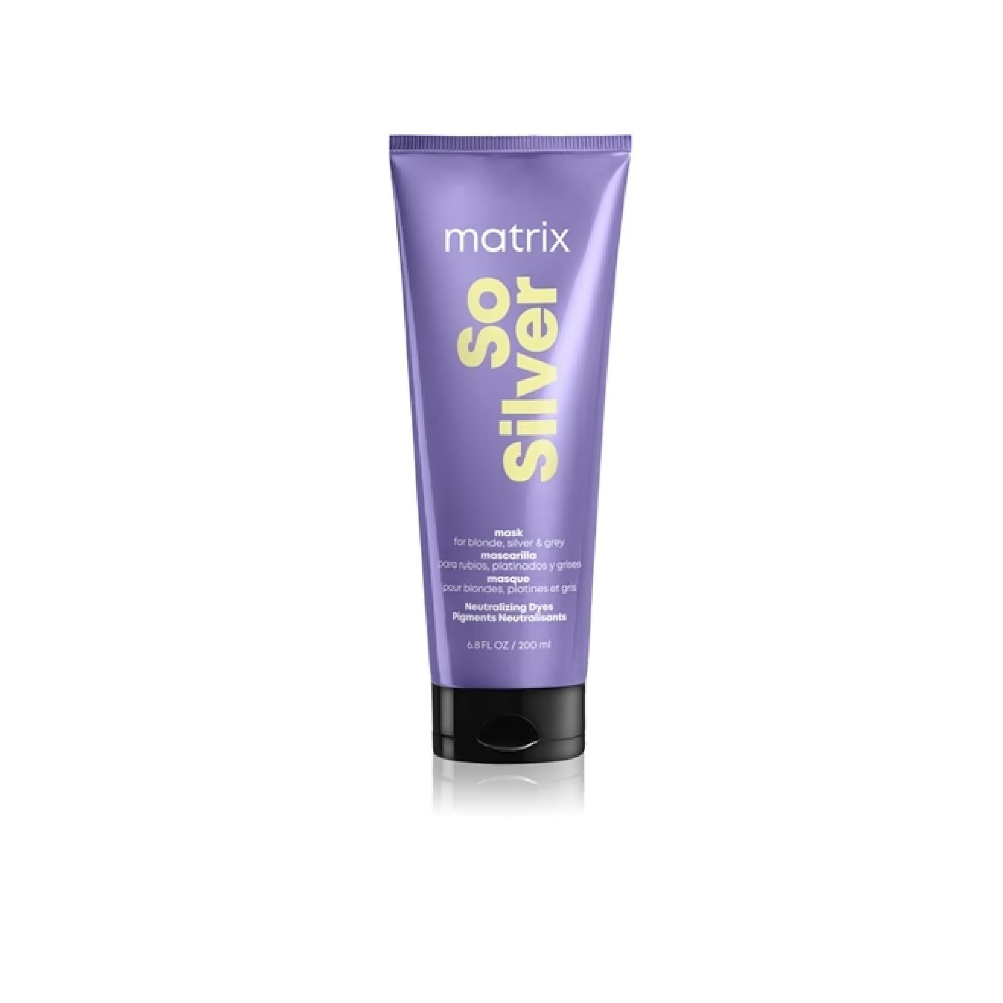 Matrix So Silver Mask Neutralising Yellow Tones