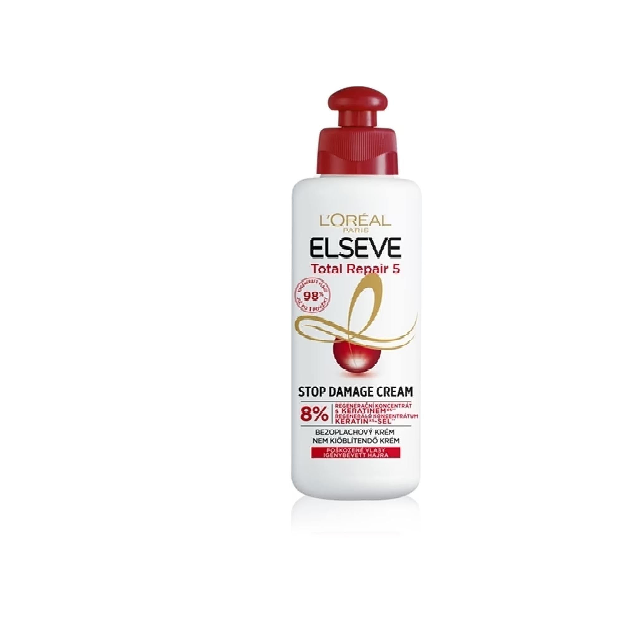L’Oréal Paris Total Repair 5 Stop Damage Cream Leave-In Treatment With Keratin