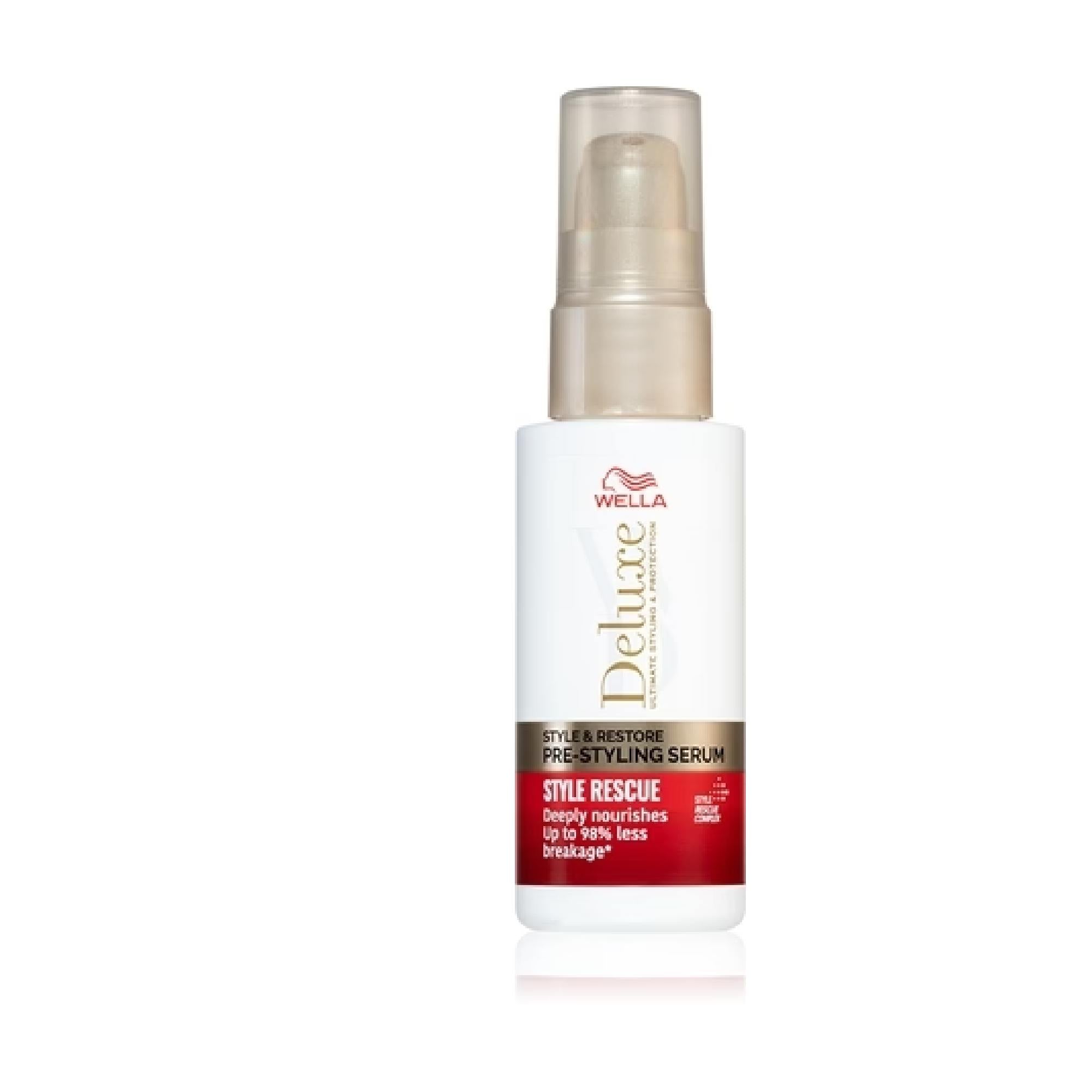 Wella Deluxe Style & Restore Restructuring Serum For Hair Strengthening
