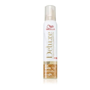 Wella Deluxe Silky Smooth Styling Mousse With Nourishing Effect
