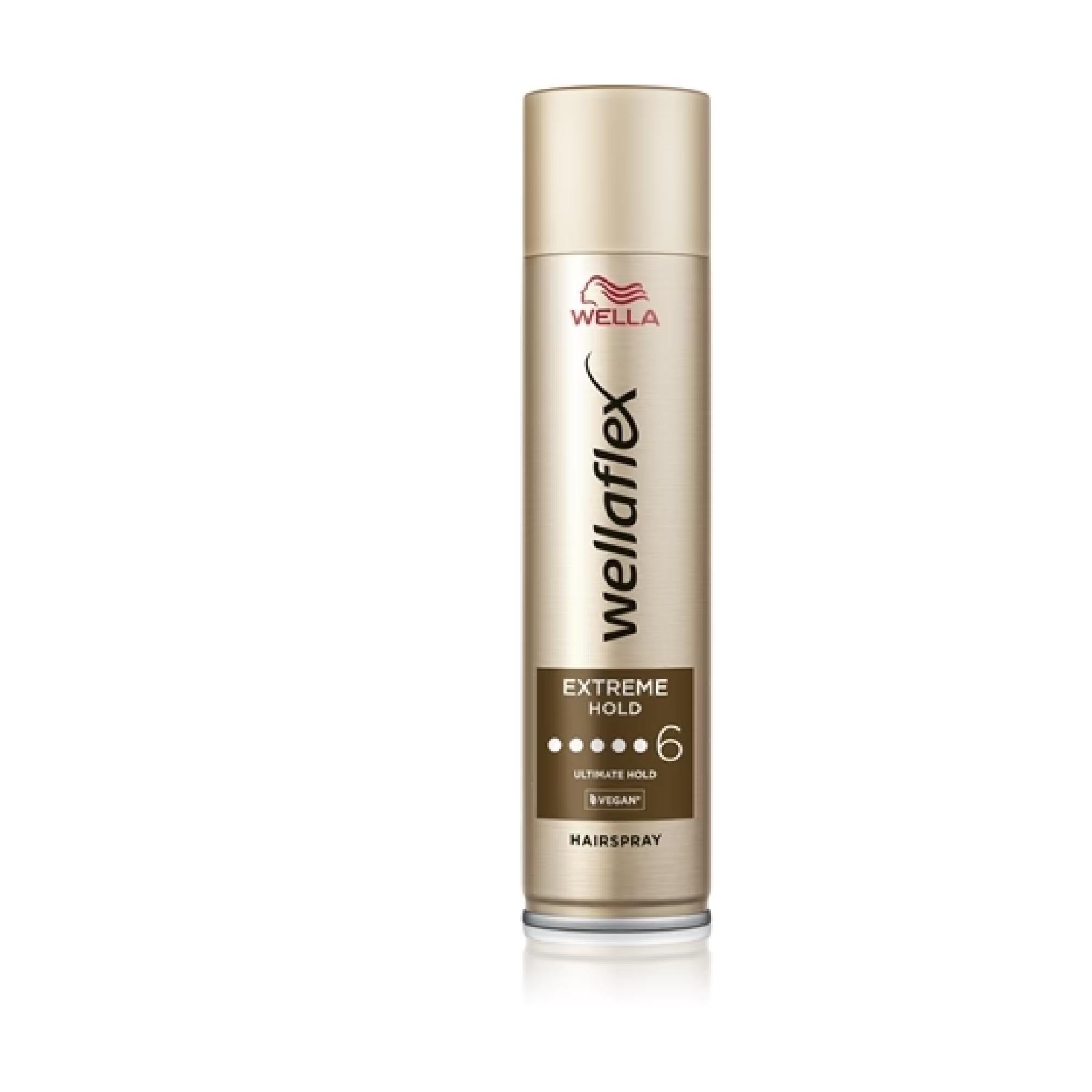 Wella Wellaflex Extreme Hold Extra Strong Hold Hairspray For Natural Hold
