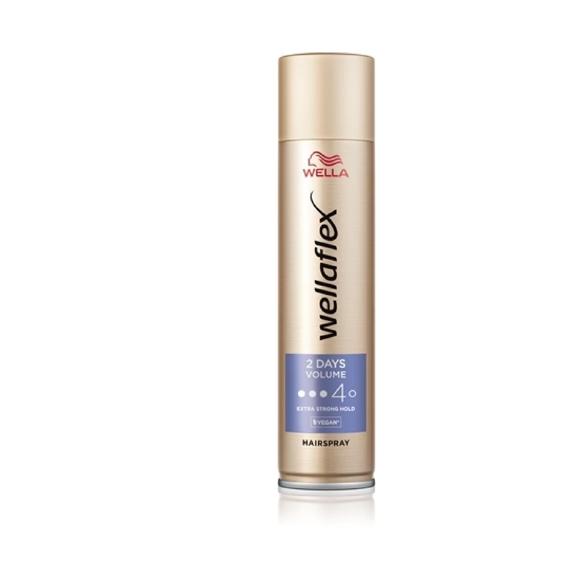 Wella Wellaflex 2 Days Volume Strong-Hold Hairspray For Volume