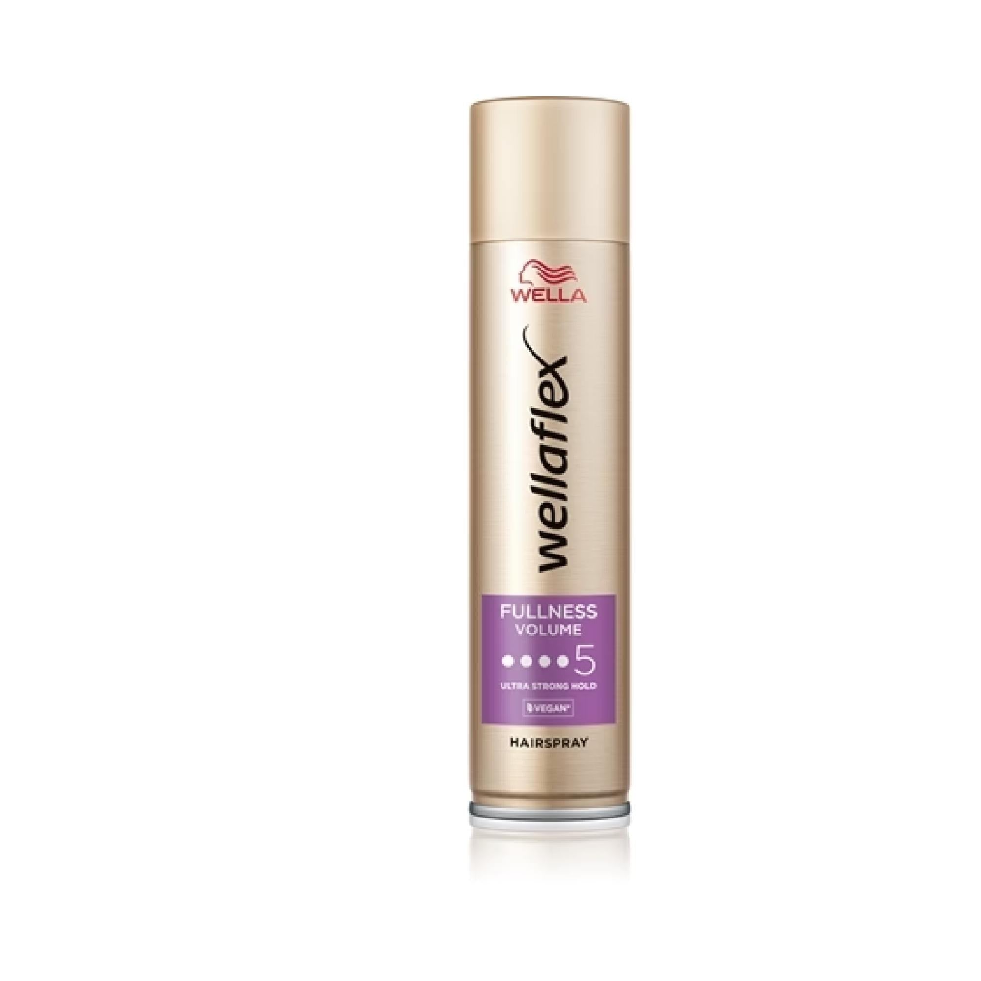 Wella Wellaflex Fullness Volume Extra Strong Hold Hairspray For Flexibility And Volume