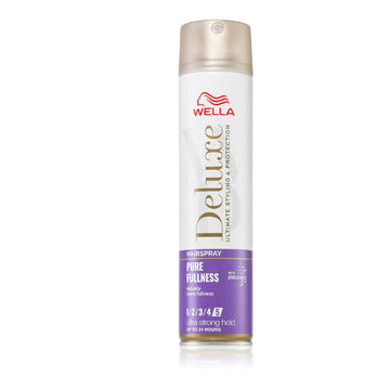 Wella Deluxe Pure Fullness Extra Strong Hold Hairspray For Volume