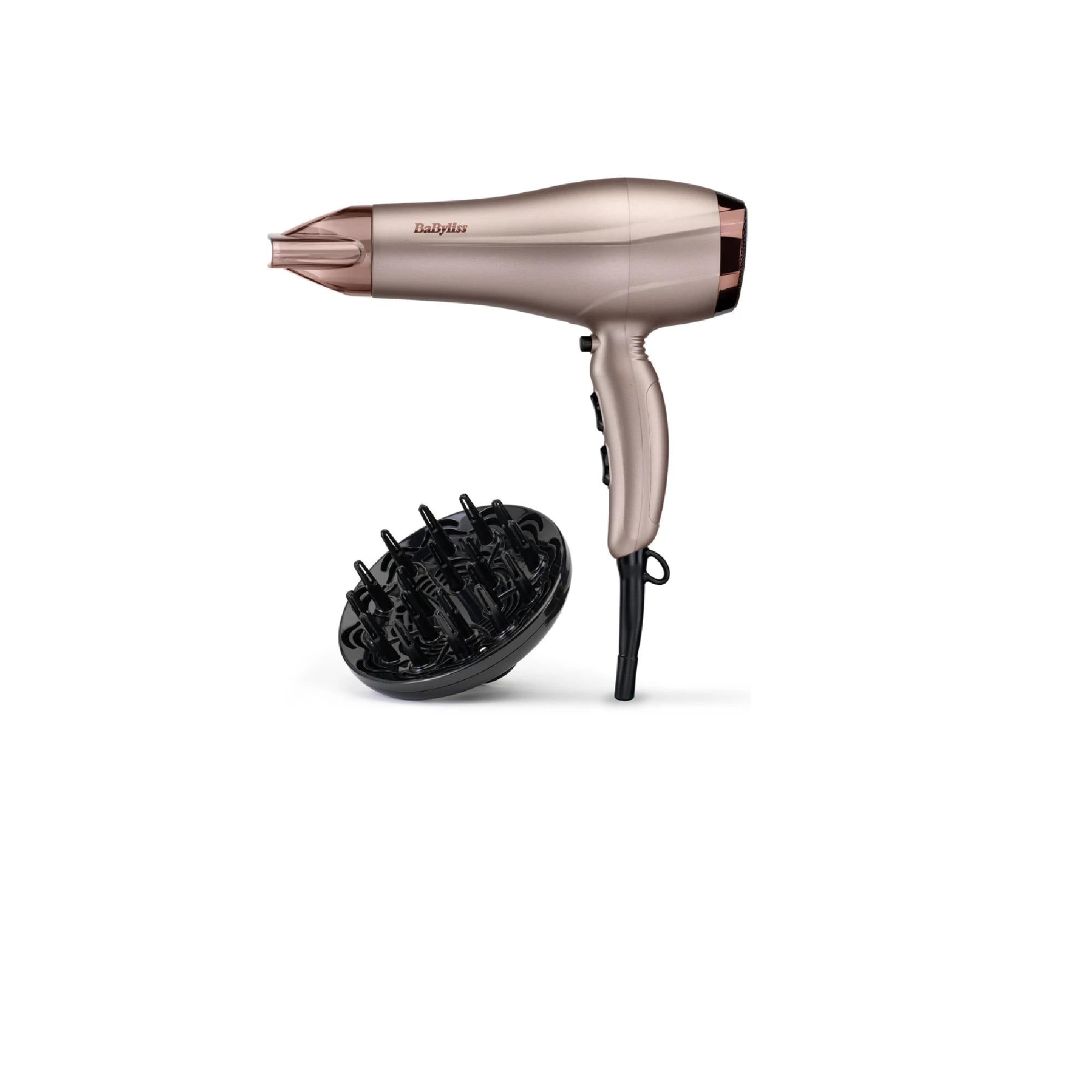 Babyliss 5790Pe Hair Dryer + Replacement Heads