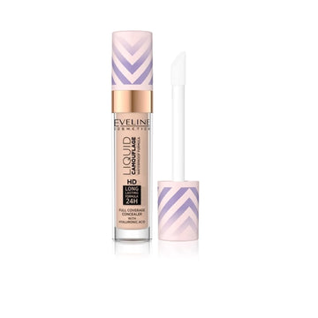 Eveline Cosmetics Liquid Camouflage Waterproof Concealer With Hyaluronic Acid