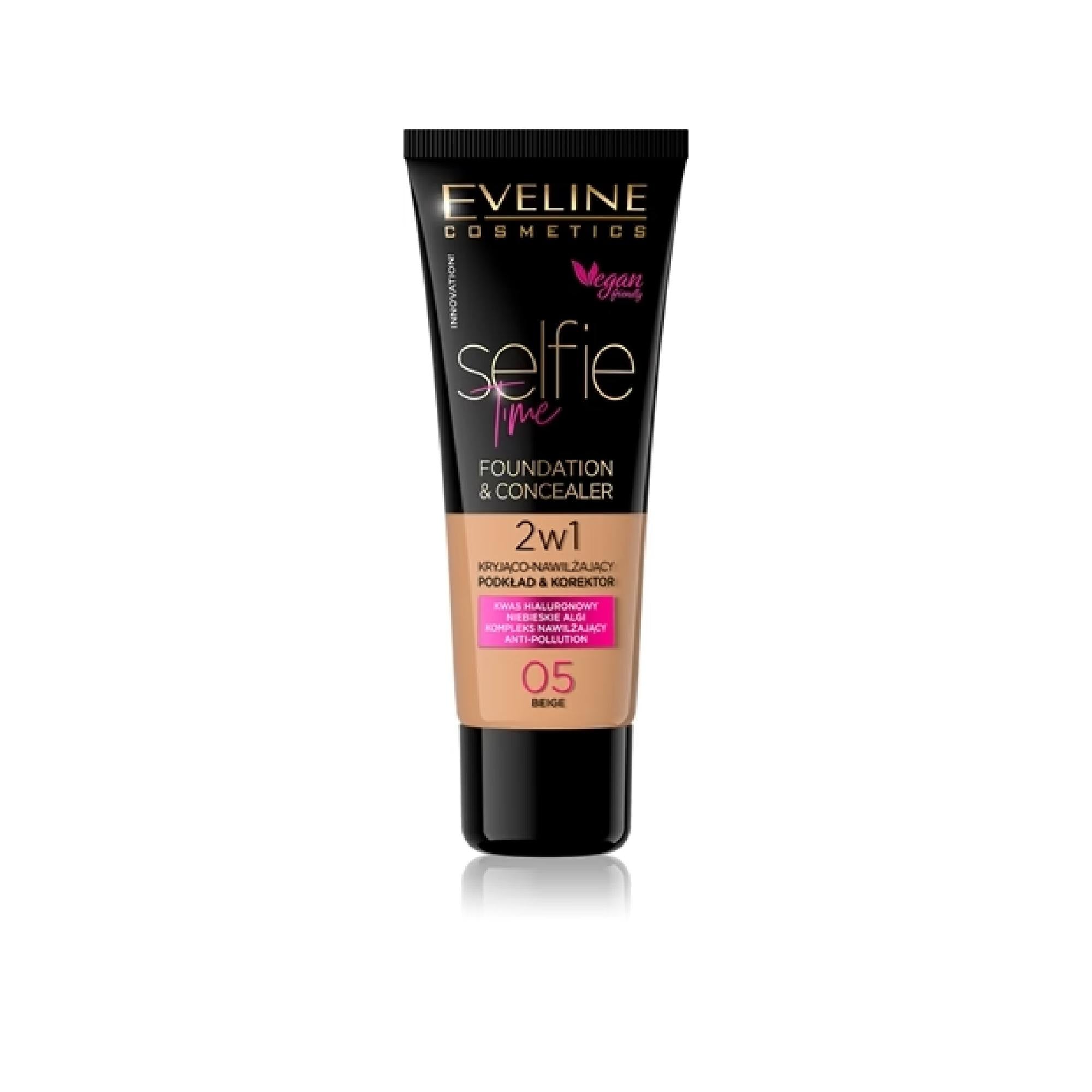 Eveline Cosmetics Selfie Time Foundation And Concealer 2-In-1