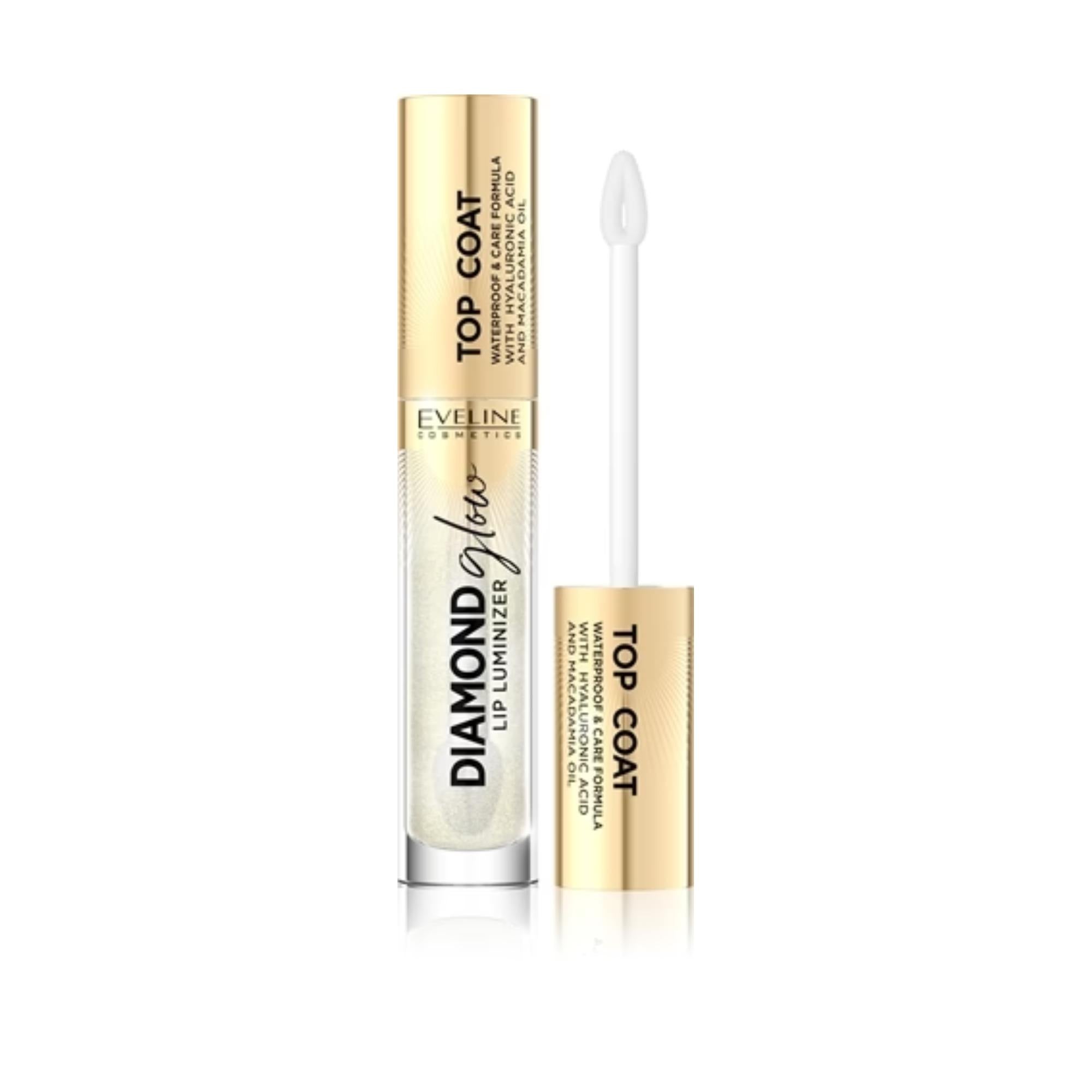 Eveline Cosmetics Diamond Glow Shimmering Lip Gloss With Hyaluronic Acid