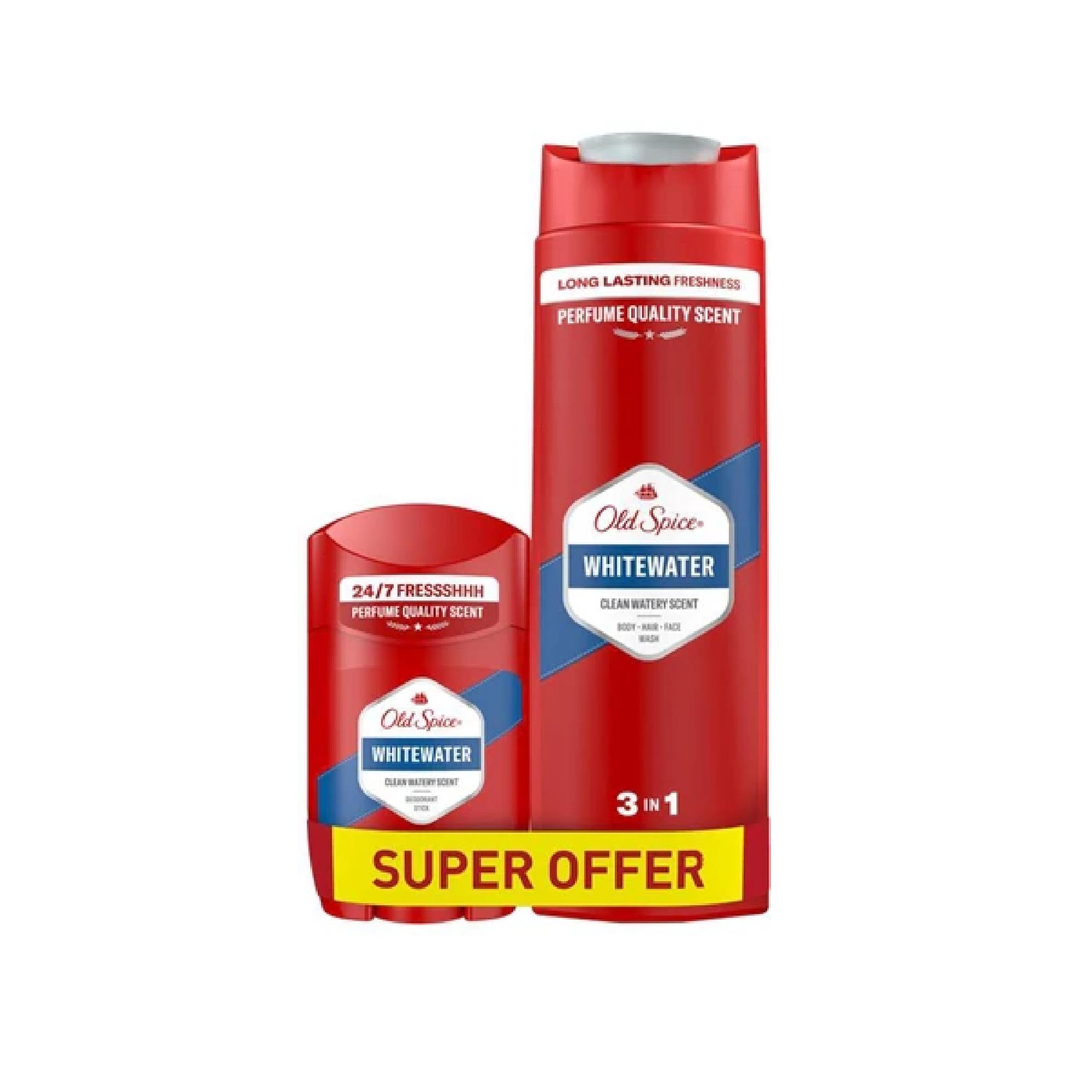Old Spice Whitewater Economy Pack For Men