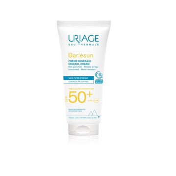Uriage Bariésun Mineral Cream Spf 50+ Protective Mineral Face And Body Cream Spf 50+