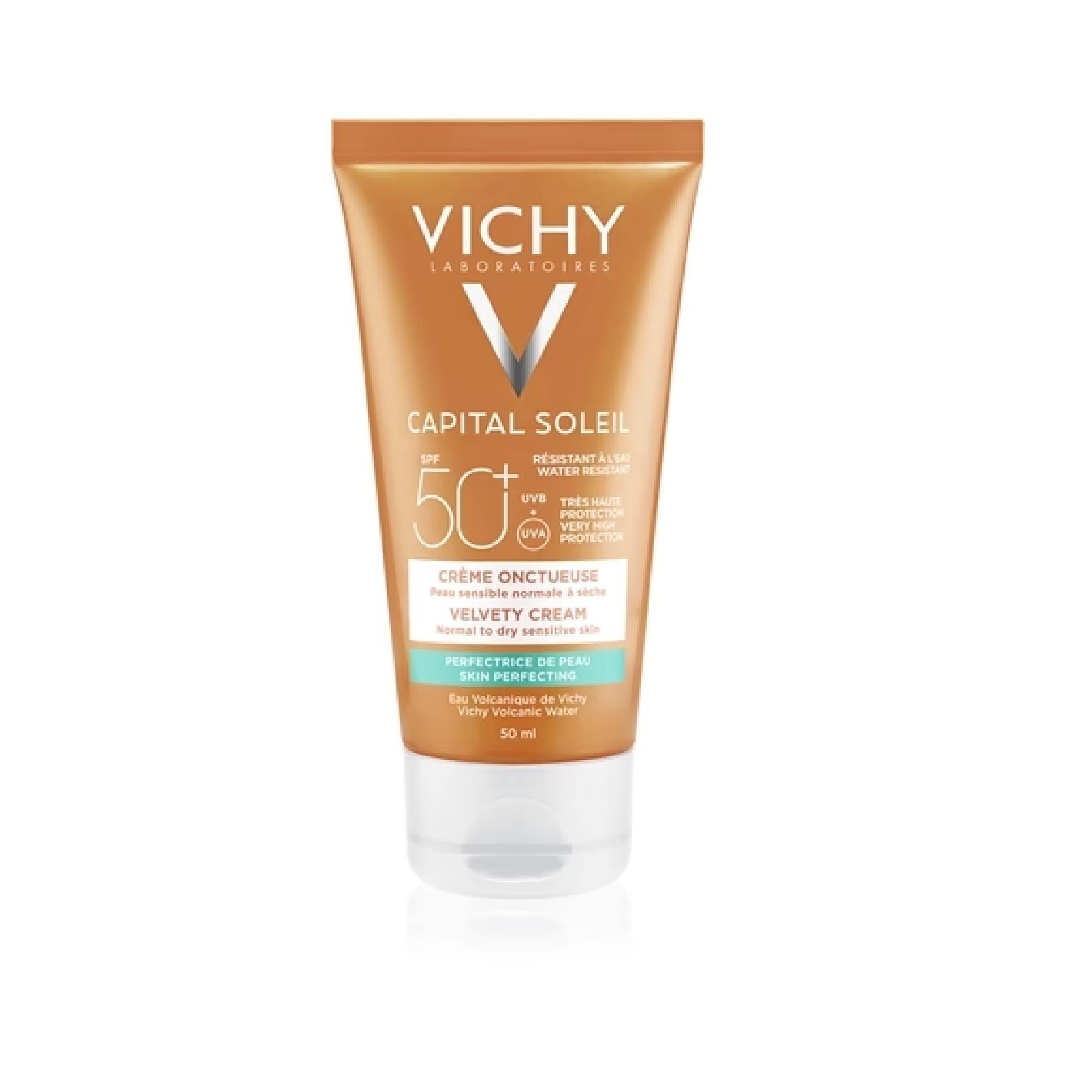 Vichy Capital Soleil Protective Cream For Silky Smooth Skin Spf 50+