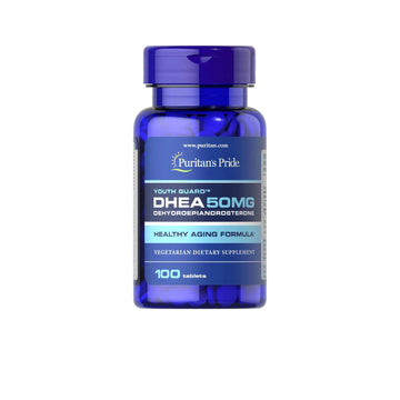 Puritan'S Pride Youth Guard™ Dhea For Women And Men 50Mg, Dietary Supplement Forhealthy Aging, 3 Month Supply, 100 Tablets