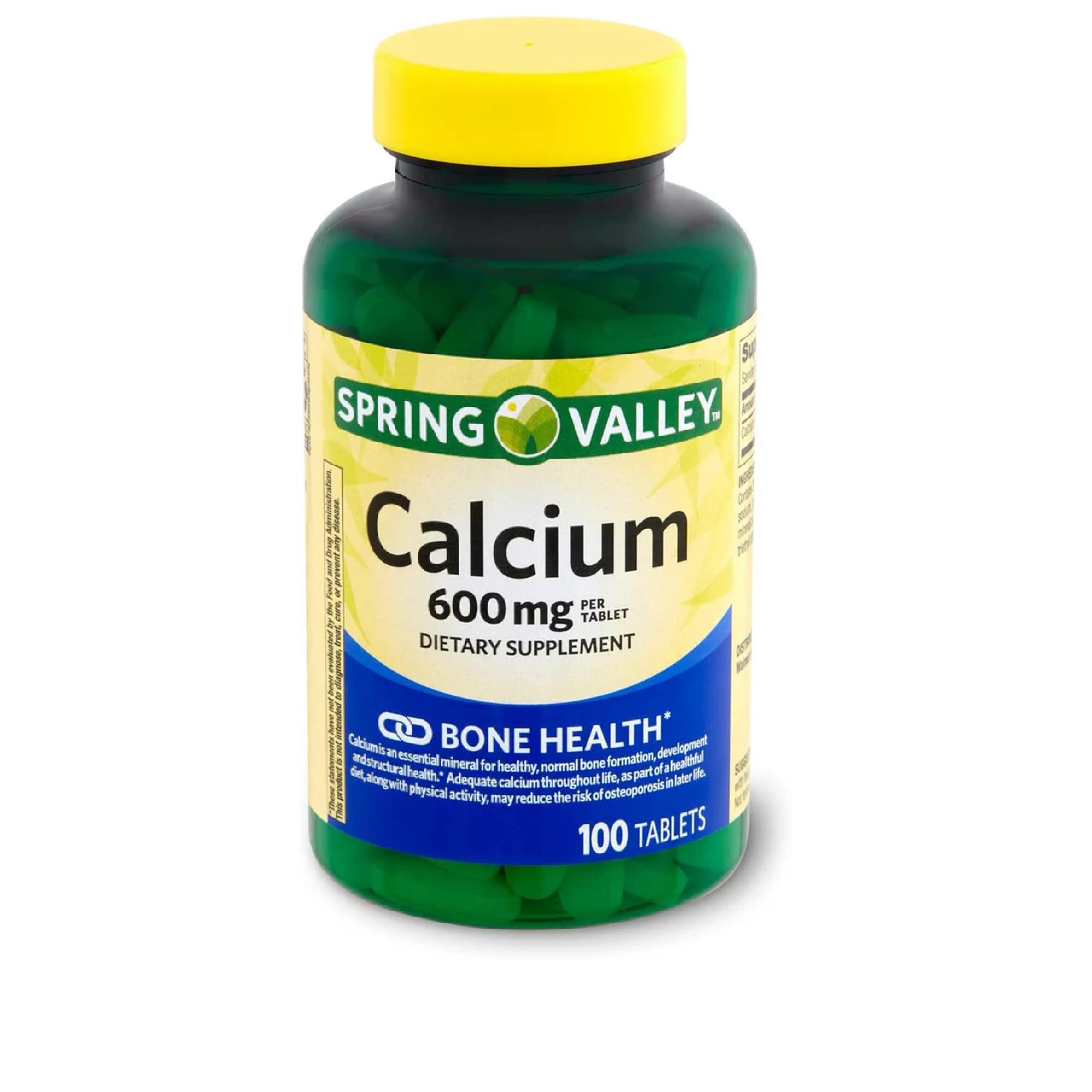 Spring - Valley Calcium 600Mg Natural Bone Health Calcium