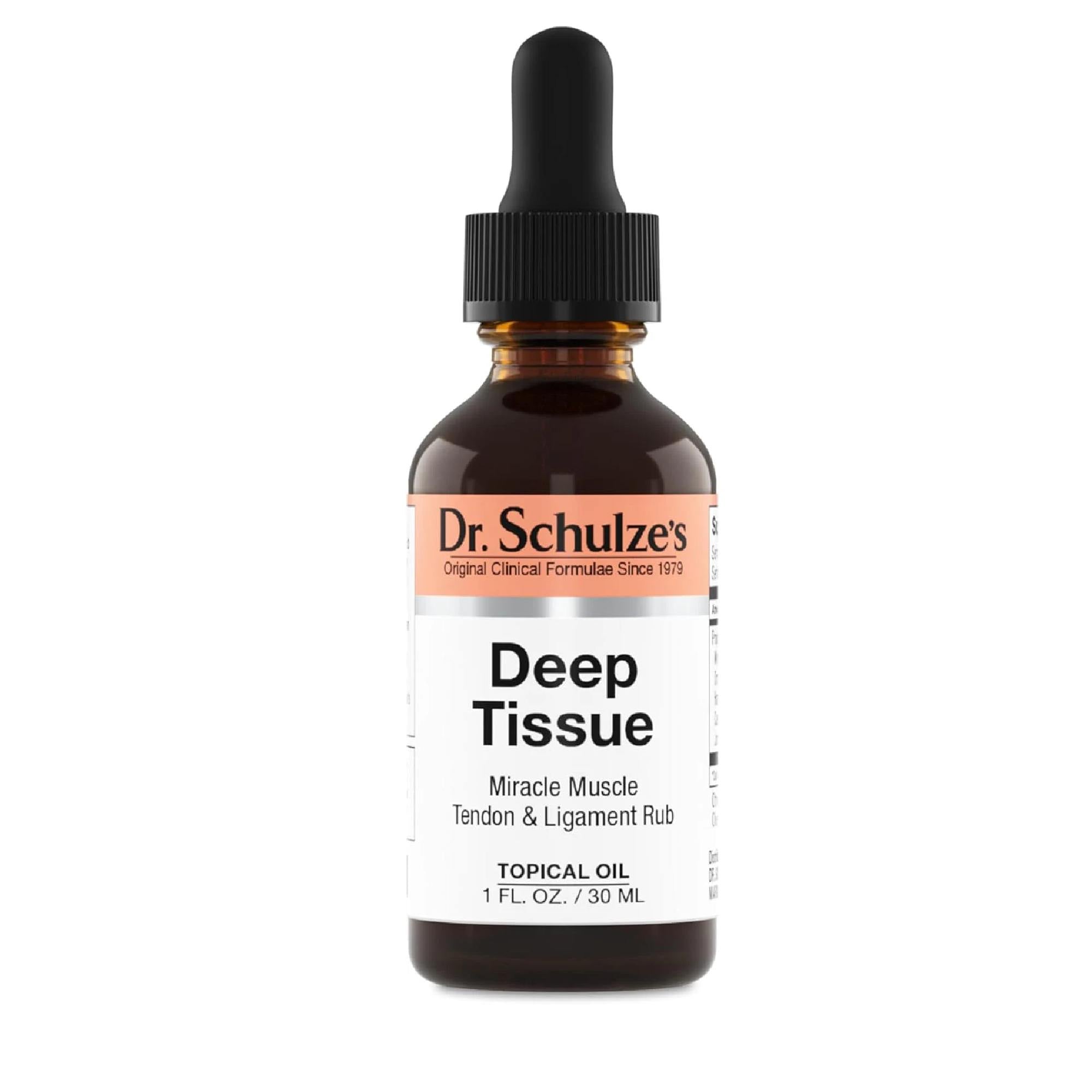 Dr. Schulze's Deep Tissue Oil | Powerful Herbal Support for Muscles, Tendons and Joints